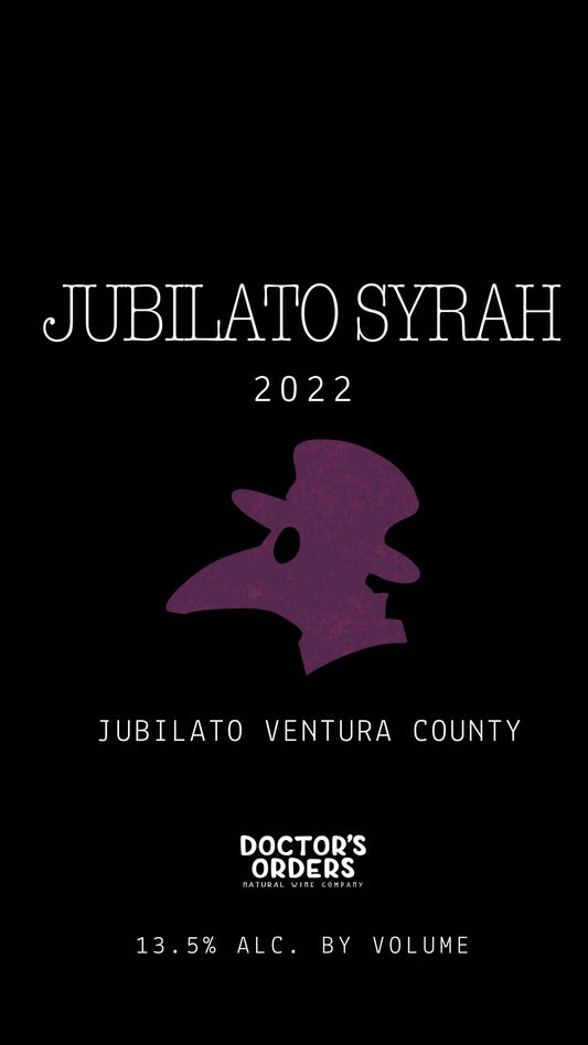 2022 Jubilato Syrah